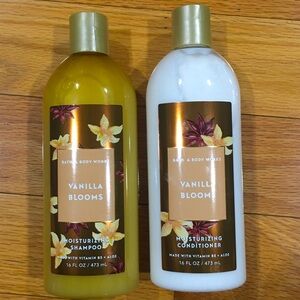NWT Bath & Body Works Vanilla Blooms Moisturizing Shampoo & Conditioner